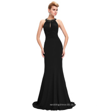 Starzz 2016 Sexy bodenlangen ärmellosen Backless gefalteten Pailletten Perlen Stretchy Free Ballkleid ST000089-1